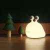 LED -Cartoon -Schnecken schlafte Schlafzimmer Lampe Augenschutzlampen täteln Silikon Baby Fütterung Schlaf Nacht Licht Nachtlampen