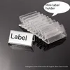 Mini Sign Display Holder Prijskaart Tag Label Teller Top Stand Case 2x4 cm Labelling Tagging Supplies L Vorm Clear Acryl