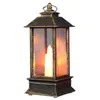 Christmas Decorations Living Room Flame Light Indoor Campfire Outdoor Decoration Lantern Hanging Lamp