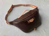 New Wholesale Fashion Pu Leather Brown flower Handbags Women Bags Designer Fanny Packs Famous Waist Bags Handbag Lady Belt Chest bag top