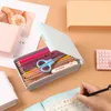 Simple Transparent Pencil Case Frosted Plastic Pens Storage Box Stationery Supplies Holder School