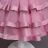 Lovey Holy Lace Princess Flower Girl Abito da ballo First Communione Abiti per ragazze senza maniche Tulle Toddler Tutu -Pageant Gowns 403