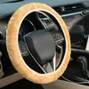 Steering Wheel Covers AOZBZ 2022 Protection Sleeve Elastic Plush Car Cover Winter Universal Interior Accessories