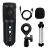 Mikrofony Śpiewanie mowy pulpit USB MIC Condenser Studio Mikrofon nagrani