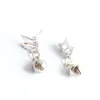 Boucles d'oreilles à tige 1 paire Tian Guan Ci Fu Xie Lian Hua Cheng papillon oreille décor quotidien Cosplay accessoires bijoux femmes hommes cadeau