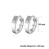 Hoop Earrings Women's Trendy Crystal Zircon Stud Simple Huggies Small Piercing Earring Jewelry For Lady Girls Charming Gift