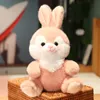 1pc 30cm Super Cute Plush Rabbit Dolls Lovely Sitting Rabbit Plushie Toy Stuffed Soft Animal Pillow Girls Kawaii Birthday Gift