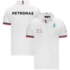 메르세데스 베스 페트로나스 F1 레이싱 팀 오토 폴로 셔츠 라펠 모터 스포츠 퀵 건조 통기성 캐주얼 티셔츠 436A 951P의 티셔츠 여름