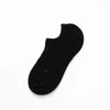 Men's Socks Spring And Summer Boat Invisible Comb Cotton College Style Solid Color