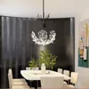 Chandeliers Fancy Led Lights Chandelier Modern For Living Room Crystal Lustre Bedroom Study Dining Romantic