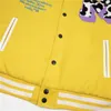 남성 재킷 2022 남자하라 주쿠 두꺼운 야구 재킷 편지 자수 대표팀 대표팀 겨울 디자이너 부부 따뜻한 폭격기 코트