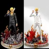 Nieuwheid Games 37 cm ￩￩n stuk actiefiguur standbeeld Toys GK Suit Vinsmoke Sanji Anime Figuren Model Figurines Manga Figma -poppen voor geschenken