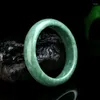 Bangle Real Jades Bangles Accessori per gioielleria da donna Bracciale in pietra naturale di giadeite Myanmar per regali di mamma fidanzata