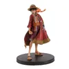 Nya spel anime en bit luffy action Figur 17cm PVC Staty Straw Hat Shawl Luffy Figurines Standing Model Christmas Gift for Children