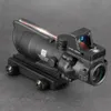 Tactical Prism ACOG 4x32 Green Fiber Rifle Optics Scope RMR 1x Red Dot Sight Weaver Picatinny Rail Mount Hunting Airsoft Riflescope
