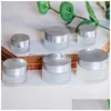 Verpakkingsflessen Frosted glazen oogcrème fles Refilleerbare cosmetische potten lege gezichtsopslagcontainer pot met sier deksels 5g 10 g 15 g 2 dhoqz