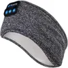 Casque de sommeil Bandeau sans fil souple Bluetooth 5.0 Casque de sommeil avec haut-parleurs de basse minces pour les cadeaux d'entraînement du dormeur latéral