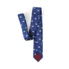 Bow Ties Formal Polyester Jacquard Neckties For Men Car Pattern Neckwear Tie Wedding Party