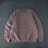 22FW 브랜드 크루 넥 로고 패션 스웨트 셔츠 캐주얼 남자 여자 풀버 커플 스트리트 스웨터 7 색