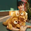 1pc 28/55cm adorável brinquedos de leão de pelúcia, petoche de leão de leão de leão recheado macio para crianças crianças presentes de Natal de aniversário de bebê