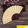 Party Favor Bamboo Large Rave Folding Hand Fan For MenWomen Chinese Japanese Tai Chi Handheld Performance Decorations Dan