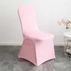 Chair Covers Cover Spandex Solid Color Anti-slip Stretch Modern Wedding Banquet Party Slipcover Seat Case For Event