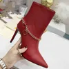 Luxury Design Boots Louiseity Fashion Women Retro Decoration Winter Warm Snow Non slip High Heel Martin Knight Tassel Casual Socks Boots Viutonity 03-012