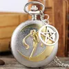 Antik unik tr￶ja halsbandsficka se Noble Japan Anime Sailor Moon Series Quartz Analog Display Women Girl Pendant Chain G258H