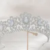 목걸이 귀걸이 세트 신부 티아라 지르콘 절묘한 하이 엔드 웨딩 크라운 모조 다이아몬드 헤드웨어 보석