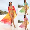 Mulheres sexy de três peças fios de maiô de traje gradual suspensórios coloridos Design Design Swimwearwear PX2068 Verão Moda Esportiva Terno da praia