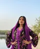 V￪tements ethniques 2022 Duba￯ Jalabiya Moyen-Orient Turquie marocaine Caftan Arabe Oman Muslim Hijab Robe pour femmes Ramadan Eid Abaya