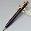 Högkvalitativ 110 årsdag arvsserie Pen Black Red Brown Snake Clip Rollerball Ball Point Pender Stationery Office School Supplies