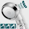 Bath Accessory Set 3-Function SPA Shower Head With Switch Stop Button Bathro Om High Pressure Filter Water Saving Pressurized Show