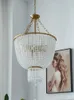 Pendant Lamps Bohemian Pastoral Style Warm Beaded Chandelier For Bedroom American Country Restaurant Villa Clothing Sore Designer