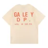 Graffiti Tees Uomo Graphic Gallerise magliette Donna Designer Gallerie T-shirt Moda Top in cotone Uomo Casual Galley Depts Camicia Luxurys Street Tie Dyeing ZW4X