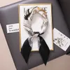 New Retro Sunscreen Small Silk Scarf Business All-Matching Headscarf Female Ornament Scarfs Hair Band