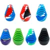 Cool Smoking Silicone Portable More Sizes Colorful Universal Cartridge Adapter Converter Herb Tobacco Oil Rigs Waterpipe Filter Dabber Caps Bong Hookah Holder