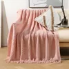 Blankets Nordic Sofa Blanket El Bed Towel Flag Small Air Conditioning Nap Knitted