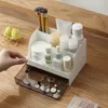 Creative Desk Office Organizer Storage Pen Holder Desktop Pencil Sundries Stationery Badge Box School Supplies