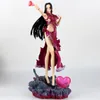 Nouveauté Jeux 36cm One Piece Anime Figure GK Boa Hancock Avec Lumière Sexy Appel Action Statue Collection Décoration Fiama Noël Adulte À