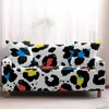 Chair Covers Various Colors Leopard-print Elastic Sofa Cover All-inclusive Slipcover Removable Anti-fouling Armrest Cough Washable