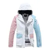 Vestes de ski -30 couleurs assorties pour hommes ou femmes, combinaison de neige, vêtements de snowboard, Costumes de Ski, vêtements d'hiver imperméables 10K, manteau de glace