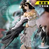 Juegos novedosos Anime Overlord Albedo 28 cm Figura de acción de PVC Estatua de demonio blanco puro Modelo Muñeca Postura voladora Figuras Regalo de Navidad Orname