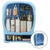 Boîtes de rangement organisateur de maquillage mural anti-poussière cosmétique pour commode femmes en plastique salle de bain mallette de rangement