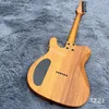 Lvybest clássico guitarra elétrica carbono assado pescoço pêssego flor de coração garantia de qualidade de qualidade entrega livre em casa
