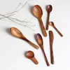 Dinnerware Sets Wood Condiment Scoop Flatware Coffee Tea Small Sugar Milk Spoon Salt Soup Spoons Cooking Tools Kitchen Gadgets #