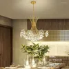 Chandeliers Fancy Led Lights Chandelier Modern For Living Room Crystal Lustre Bedroom Study Dining Romantic