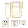 Smycken påsar väskor påsar 3tier box glas makeup arrangör mtifunktion display fall för toalettbord dekoration lagring drop d dhcxa