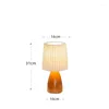 Tafellampen Milkshake Glazen LED LAMP Ins Noordelijke retro geplooide meisje Slaapkamer Bedroom Nachtlicht 3 kleuren Verlichtingssfeer