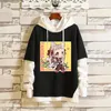 Sweats à capuche pour hommes reliés aux toilettes Hanako-kun Hanako Nene Kou Minamoto Cosplay Costumes faux deux pièces sweats à capuche pull manteau